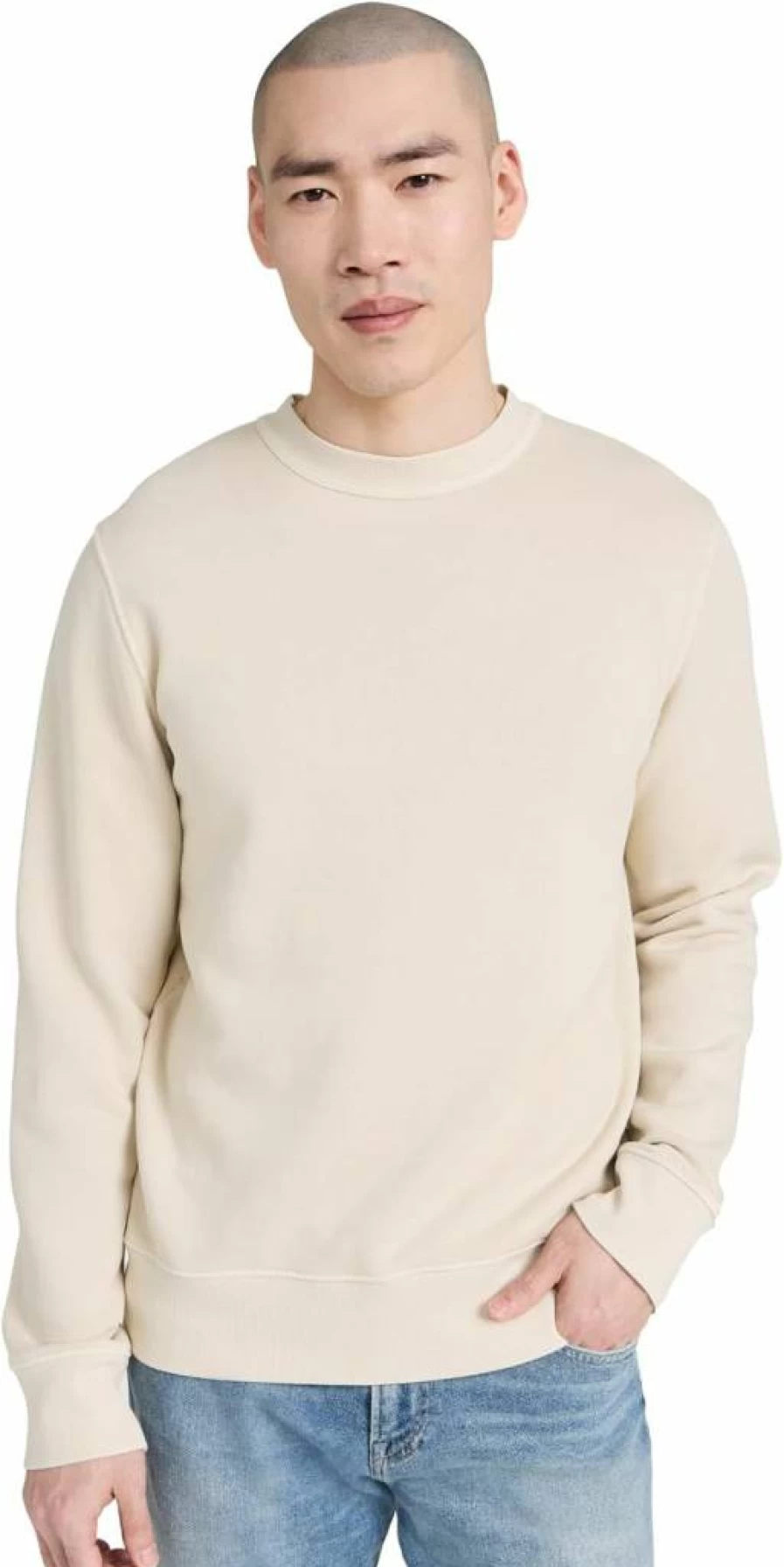Citizens of Humanity Men's Vintage Cotton Crewneck Sweatshirt - Classic Fit Casual Pullover
