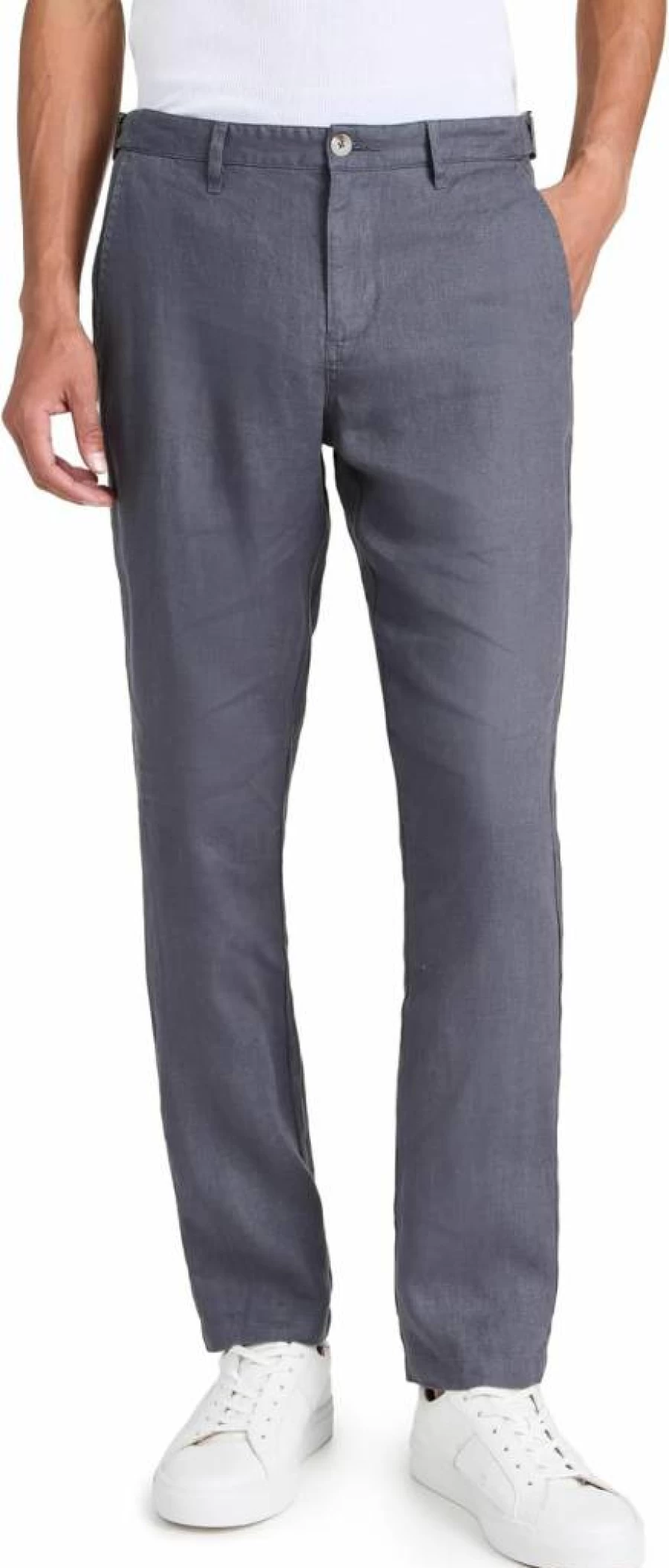 Onia Men's Linen Trousers - Lightweight Breathable Summer Pants for Casual Comfort