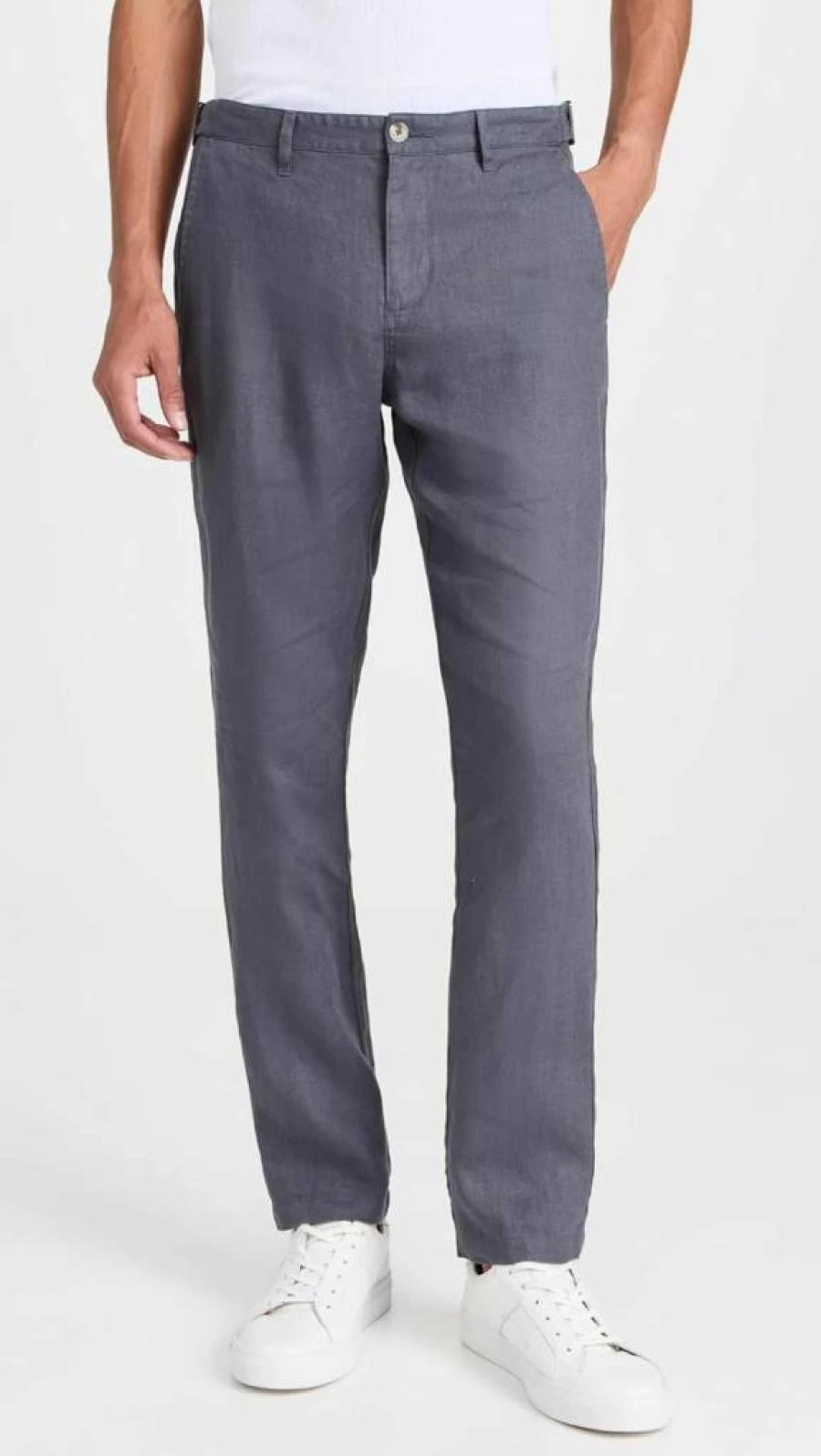 Onia Men's Linen Trousers - Lightweight Breathable Summer Pants for Casual Comfort
