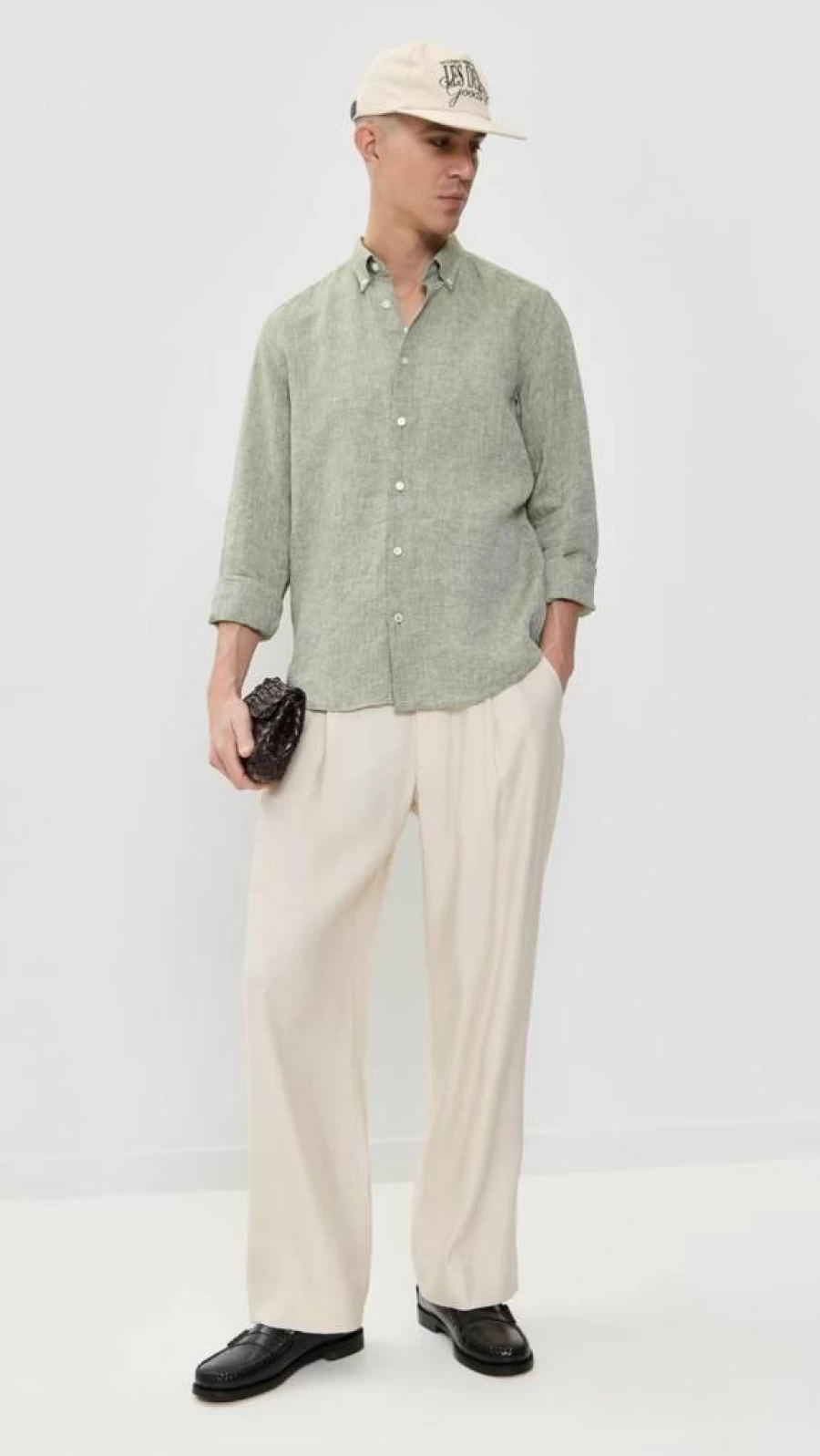 BOSS Men's Liam Linen Shirt - Casual Button Down Shirt for Men
