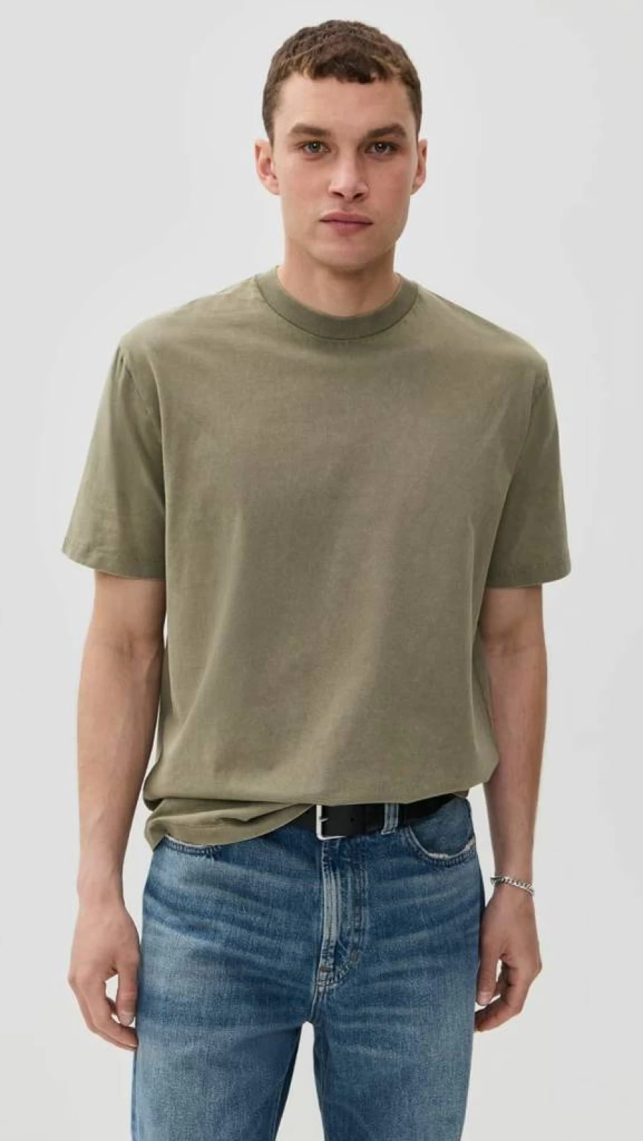 Madewell Men's Vintage Cotton T-Shirt - Classic Retro Fit Short Sleeve Tee