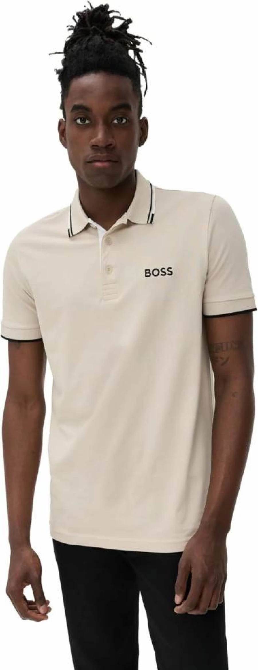BOSS Men's Paddy Pro Polo Shirt - Premium Cotton Classic Fit Casual Top
