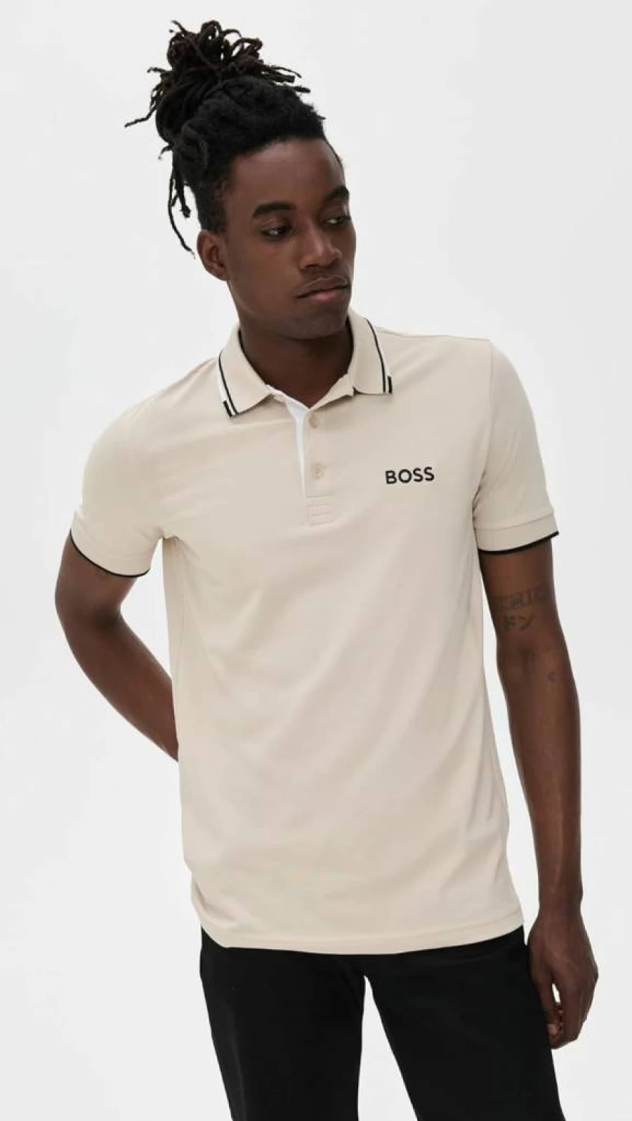 BOSS Men's Paddy Pro Polo Shirt - Premium Cotton Classic Fit Casual Top