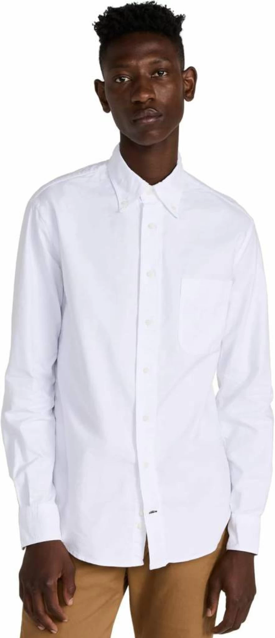 Gitman Bros Men's White Oxford Shirt – Classic Vintage Style