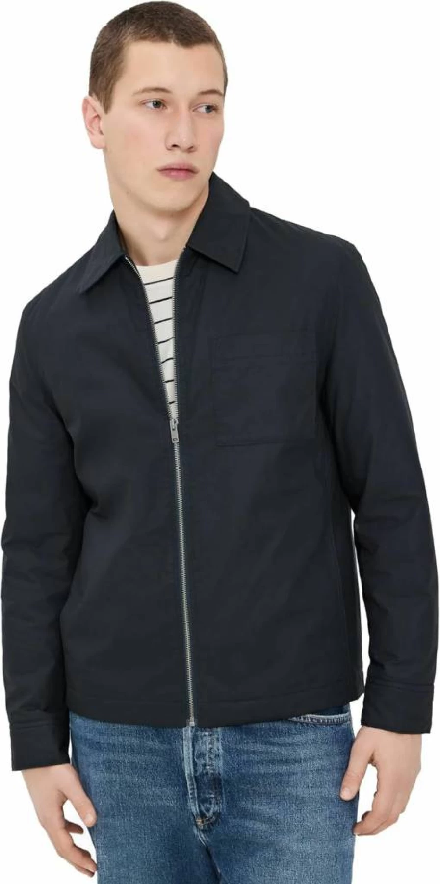 Vince Men's Quilted Sport Jacket - Lightweight Interior Puffer Coat for Men