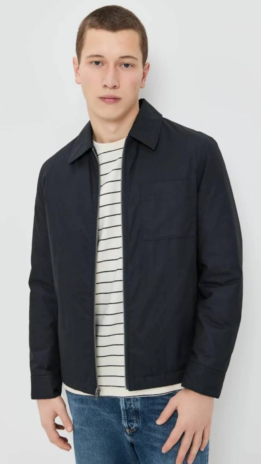 Vince Men's Quilted Sport Jacket - Lightweight Interior Puffer Coat for Men