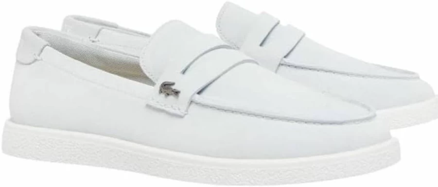Lacoste Men's Suede Slip-On Loafers – Comfortable Casual Shoes