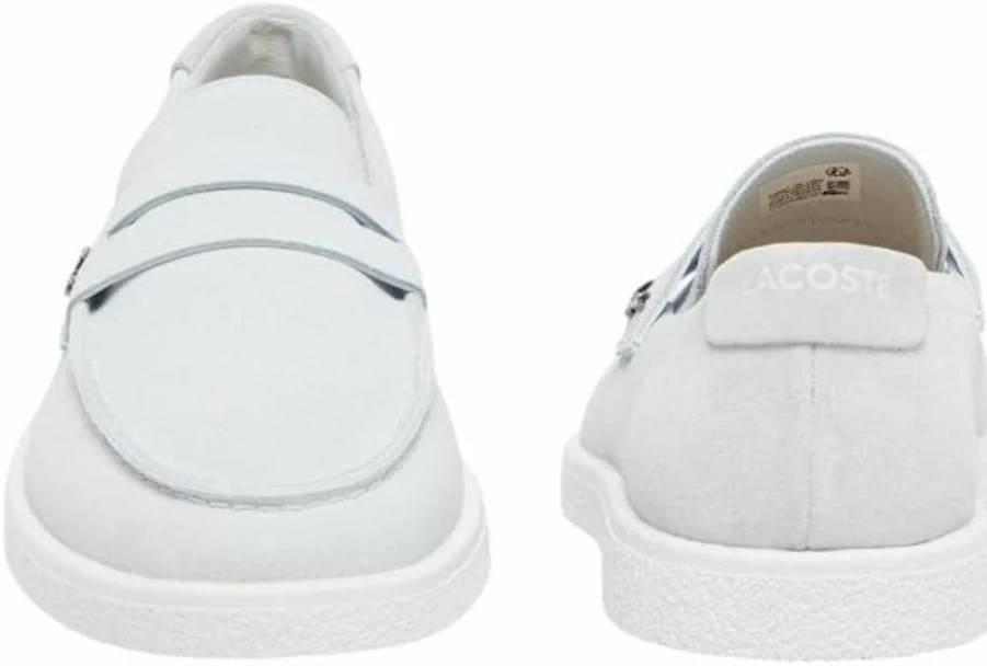 Lacoste Men's Suede Slip-On Loafers – Comfortable Casual Shoes
