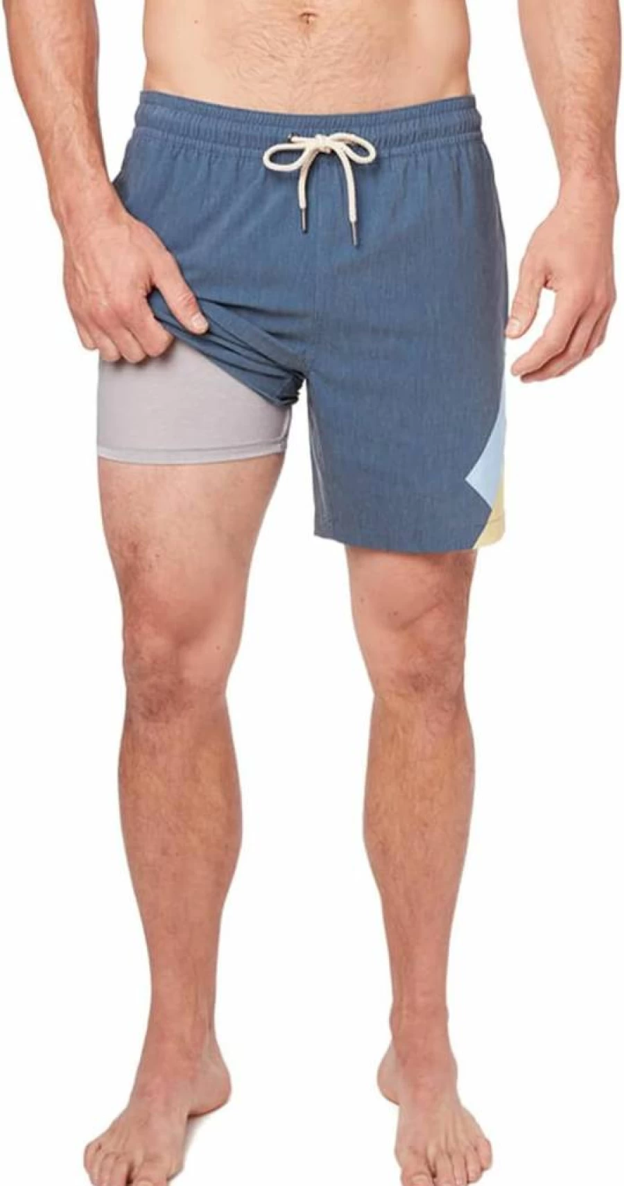 Fair Harbor Men's Bayberry Swim Trunks 7-Inch Inseam Anti-Chafe Quick-Dry Lined Swim Shorts Classic Fit