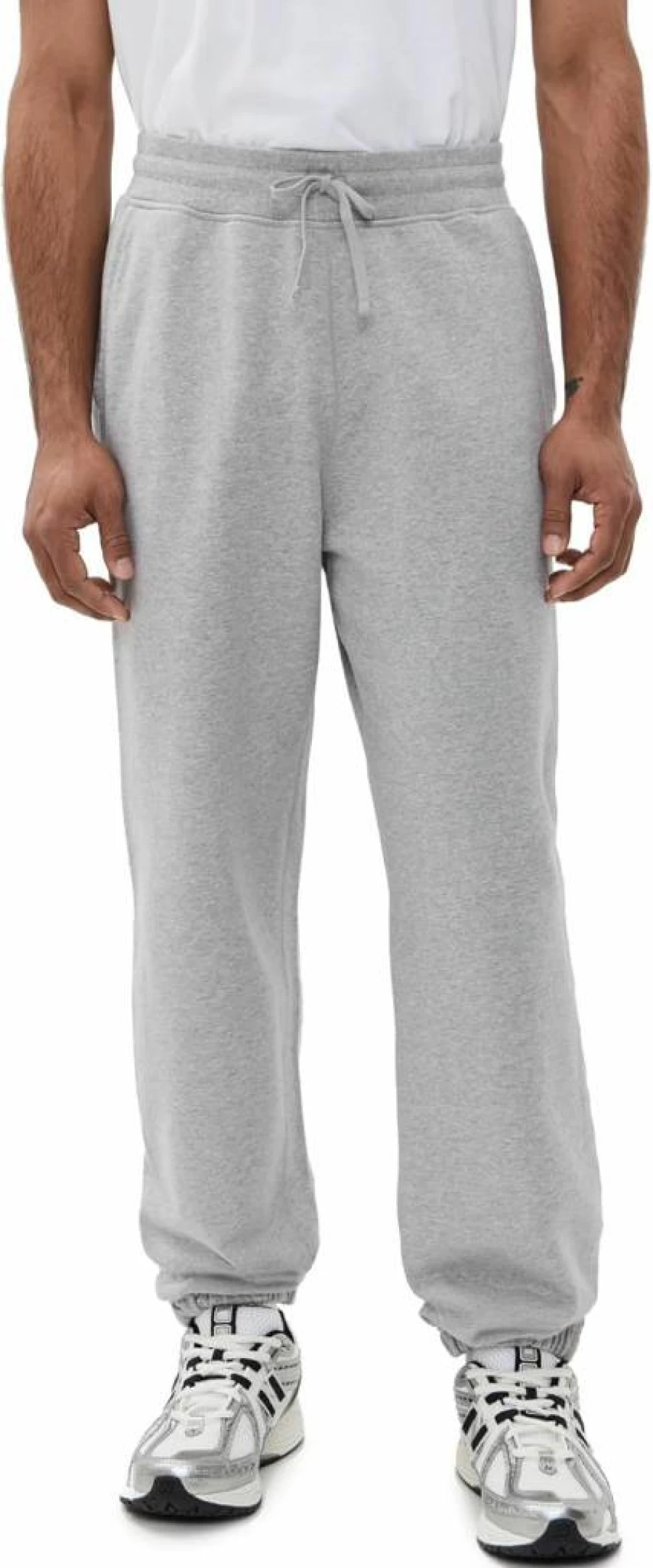 REIGNING CHAMP Men's Relaxed Fit Mid-Weight Terry Sweatpants with Cuffed Hem