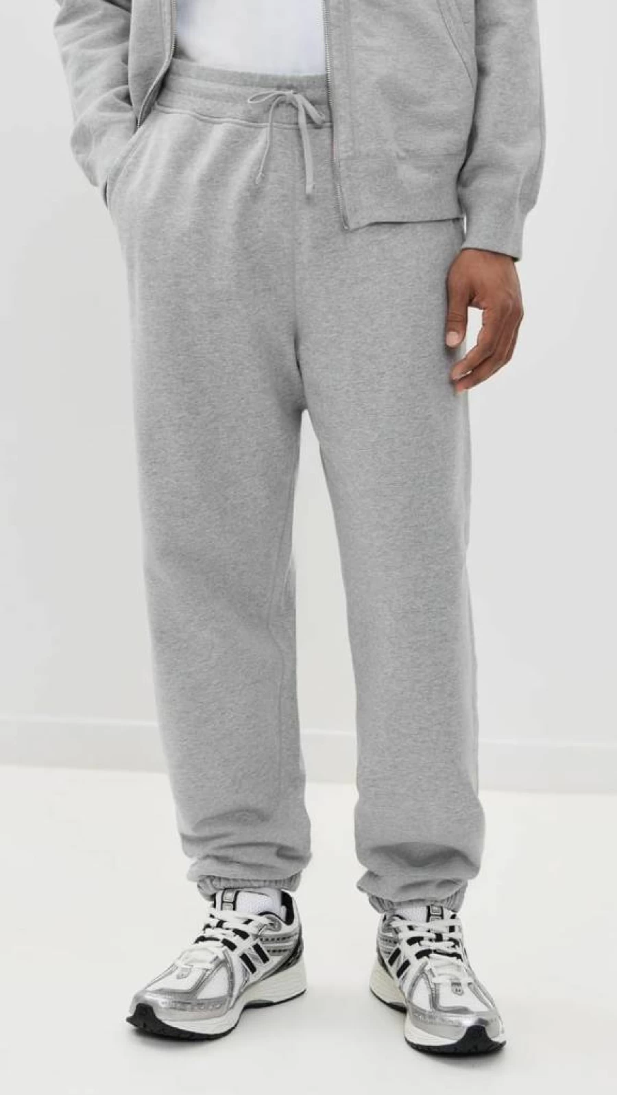 REIGNING CHAMP Men's Relaxed Fit Mid-Weight Terry Sweatpants with Cuffed Hem