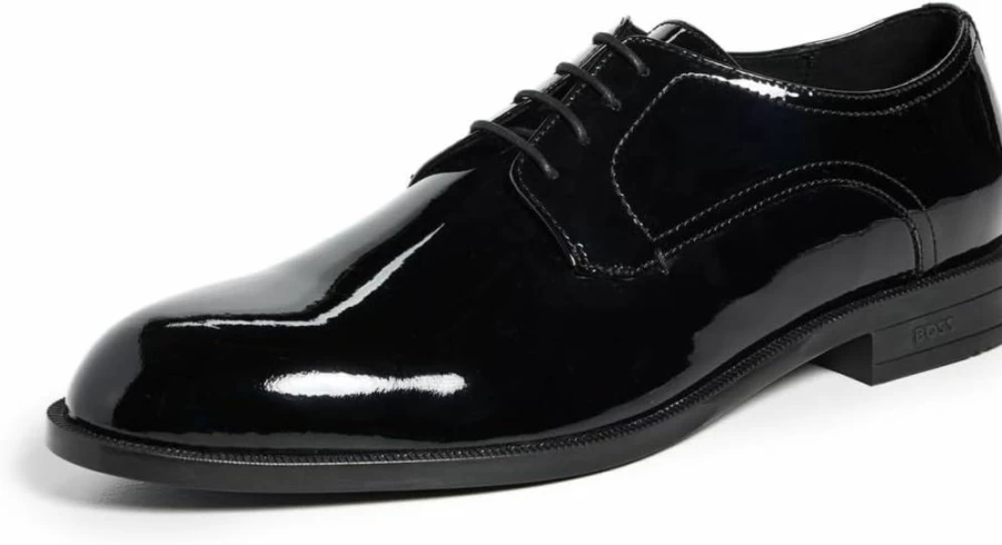 BOSS Men's Taylor Leather Derby Shoes - Classic Formal Dress Shoes for Men