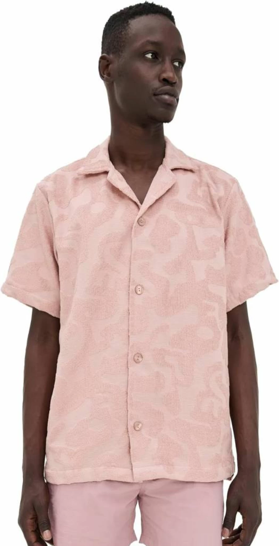 OAS Men's Bush Puzzletec Cuba Terry Shirt - Casual Short Sleeve Shirt for Men