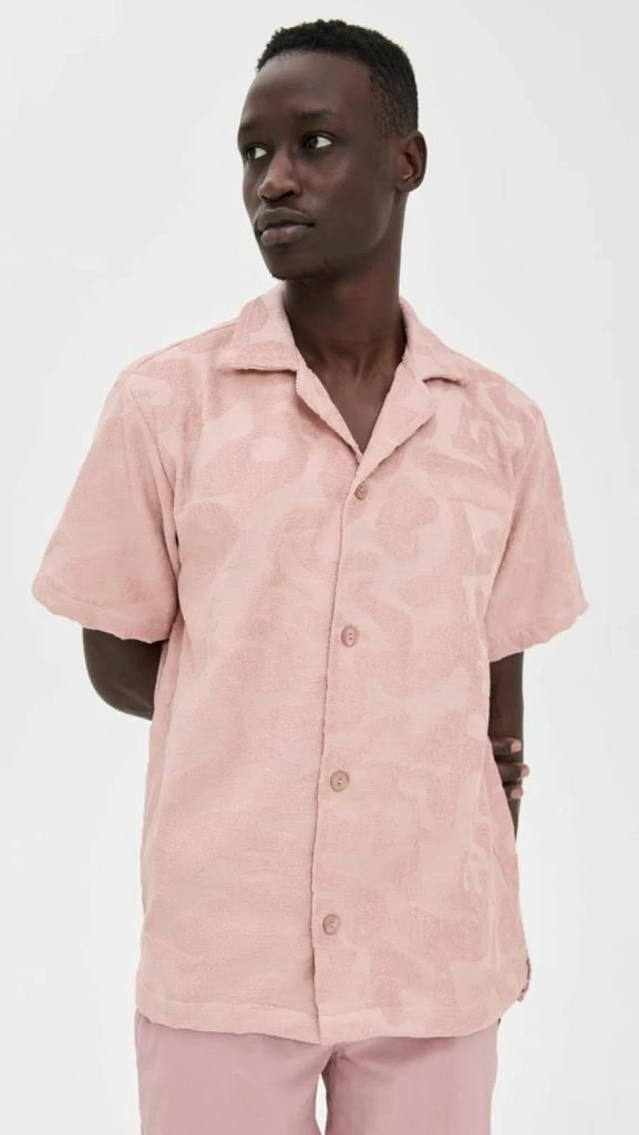OAS Men's Bush Puzzletec Cuba Terry Shirt - Casual Short Sleeve Shirt for Men