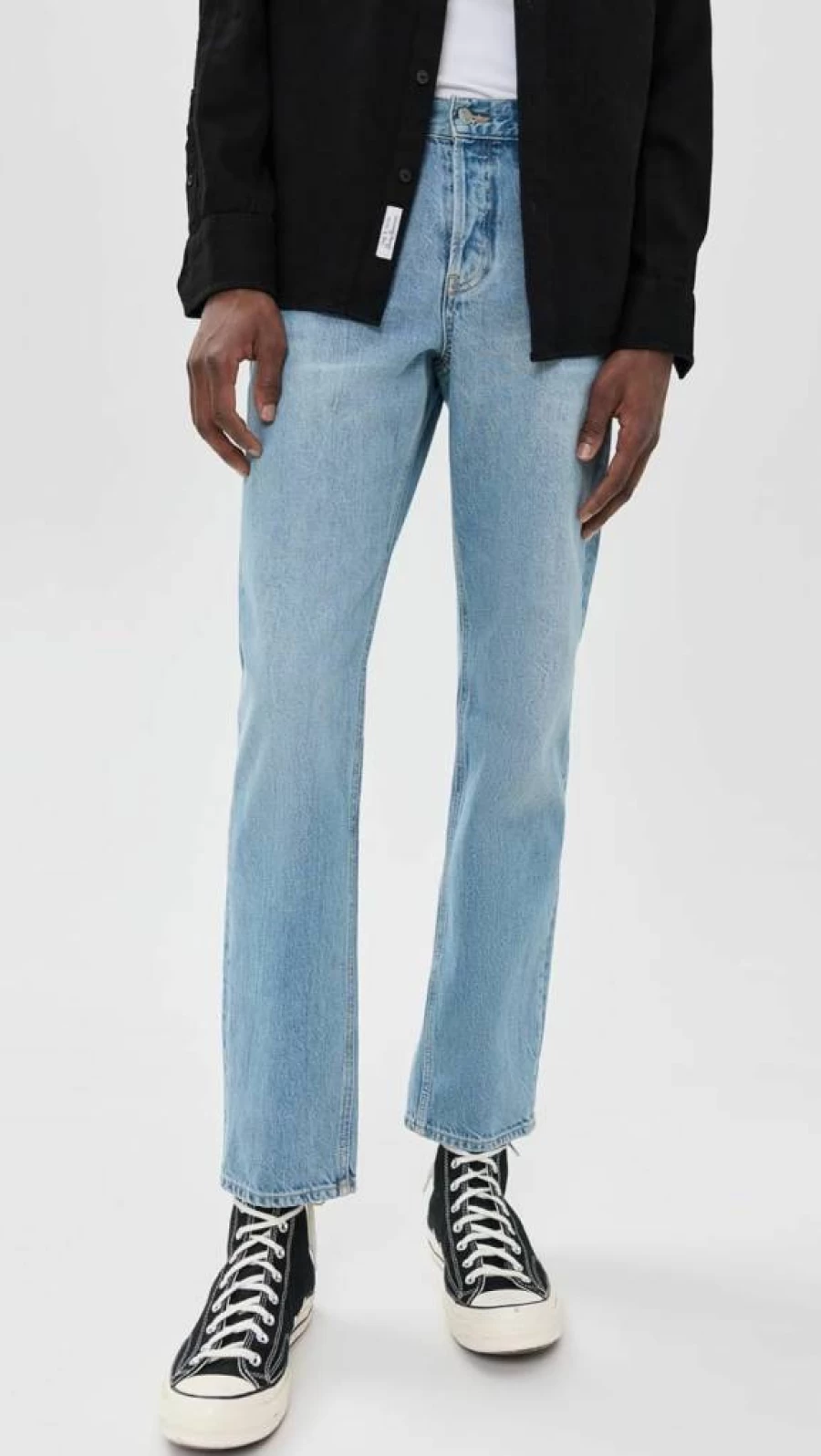 FRAME Men's Straight Fit Jeans - Classic Denim Pants for Men