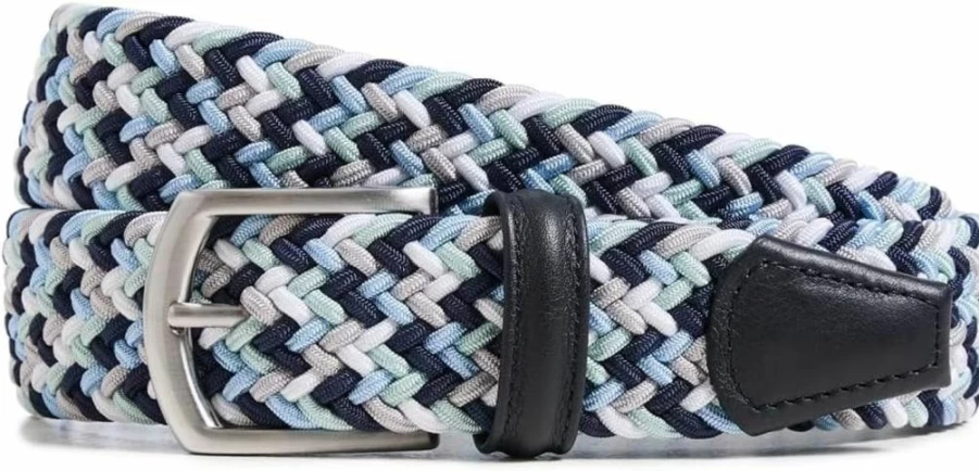 Anderson's Men's Casual Nylon Woven Belt - Adjustable Multi-Color Strap (Size 36, Style 169)
