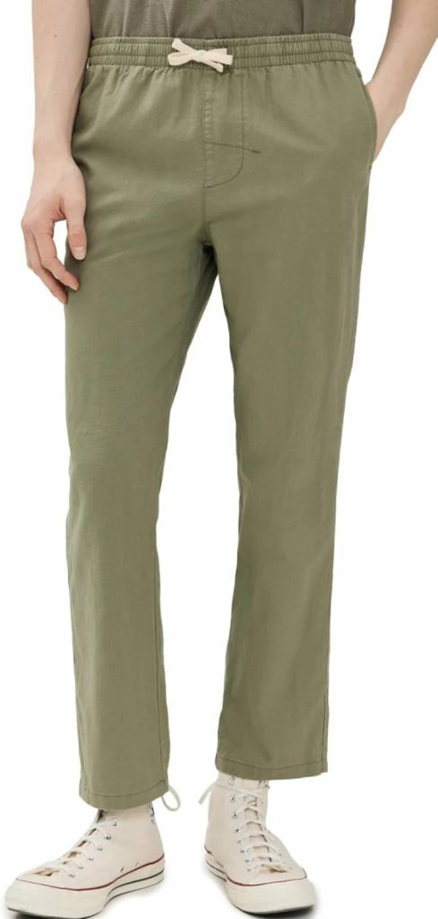 Rhythm Men's Relaxed Fit Linen Lounge Pants - Breathable Summer Jam Pants for Comfort