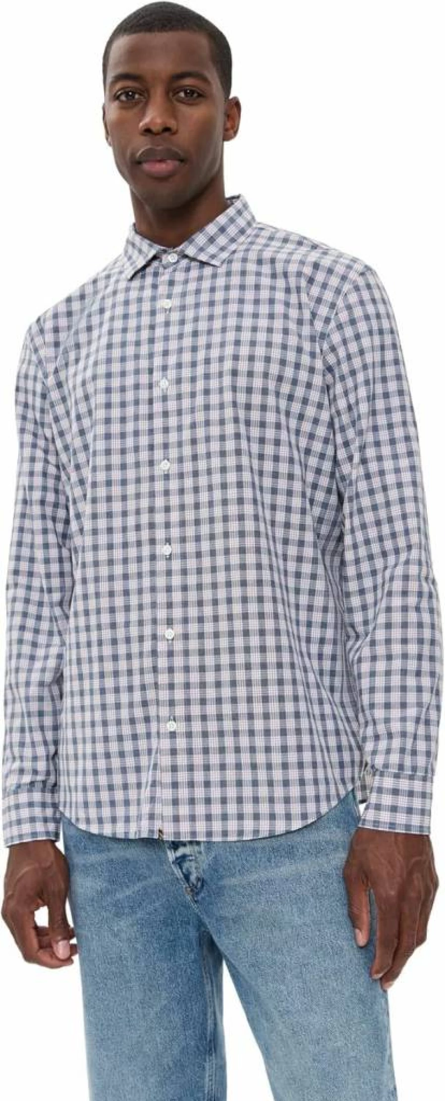 Billy Reid Men's Hutcheson Casual Sport Shirt - Classic Fit Button-Down for Stylish Comfort