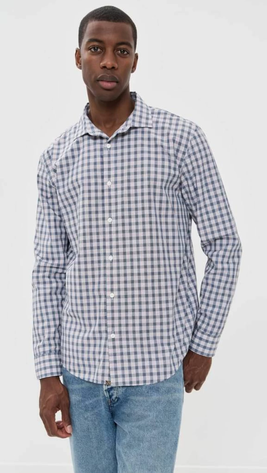 Billy Reid Men's Hutcheson Casual Sport Shirt - Classic Fit Button-Down for Stylish Comfort