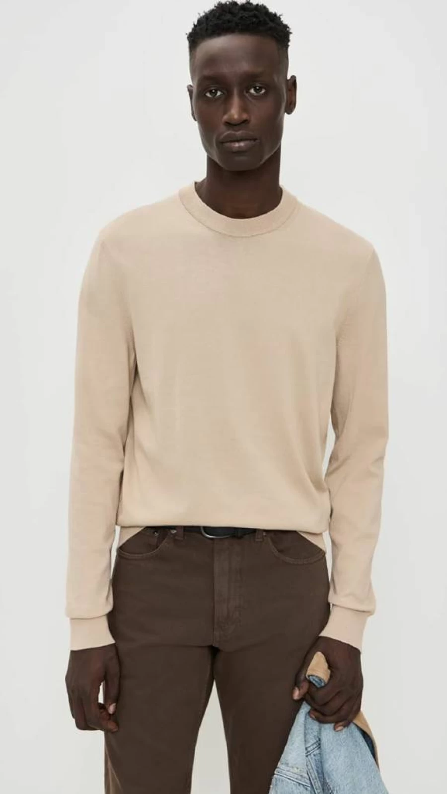 BOSS Men's Ebello Knit Sweater - Classic Crew Neck Pullover for Men