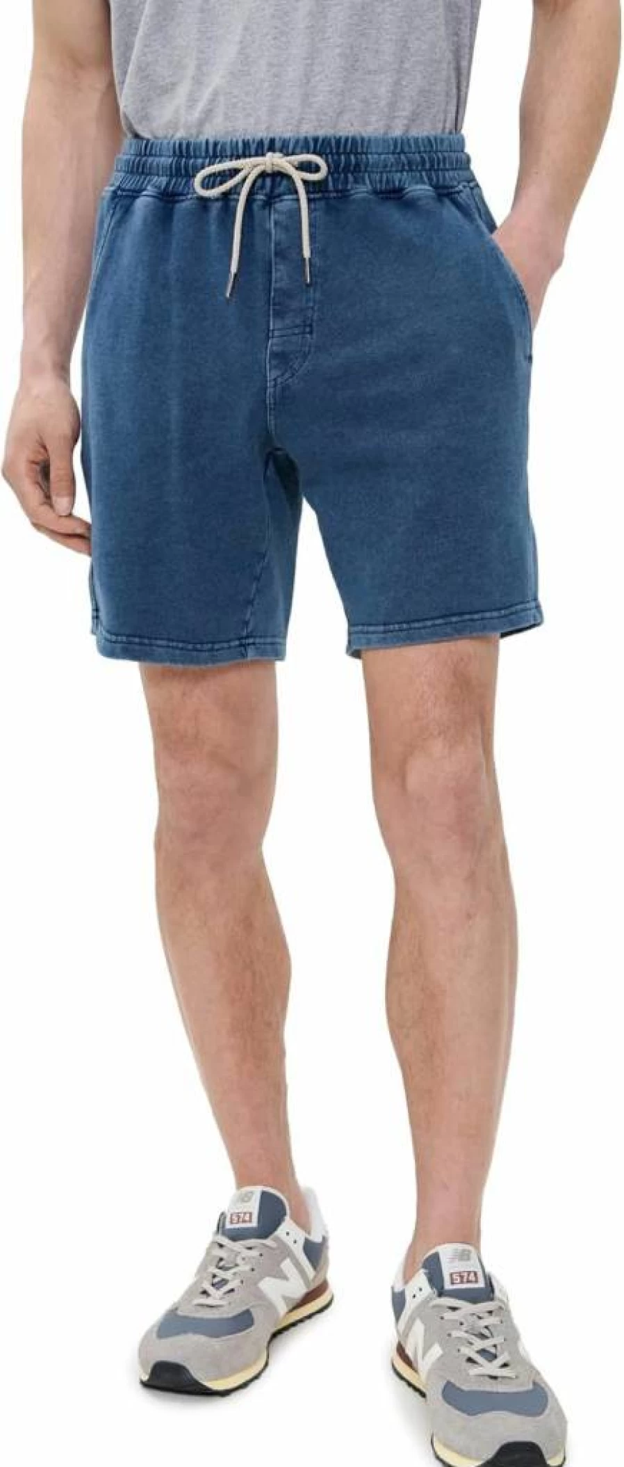 Fair Harbor Navy Saltaire Men's Sweatshorts - Comfortable Casual Shorts for Summer