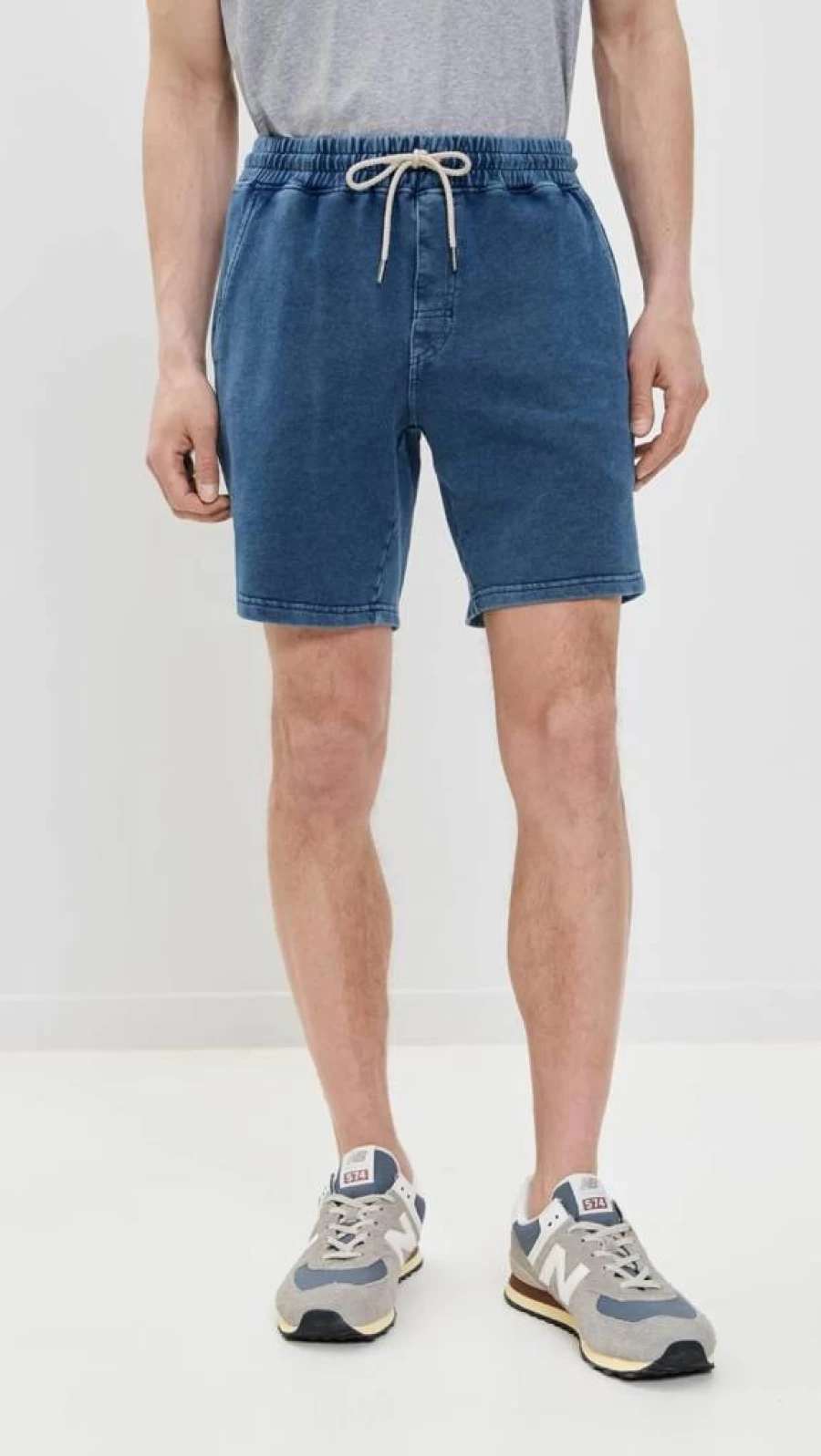 Fair Harbor Navy Saltaire Men's Sweatshorts - Comfortable Casual Shorts for Summer