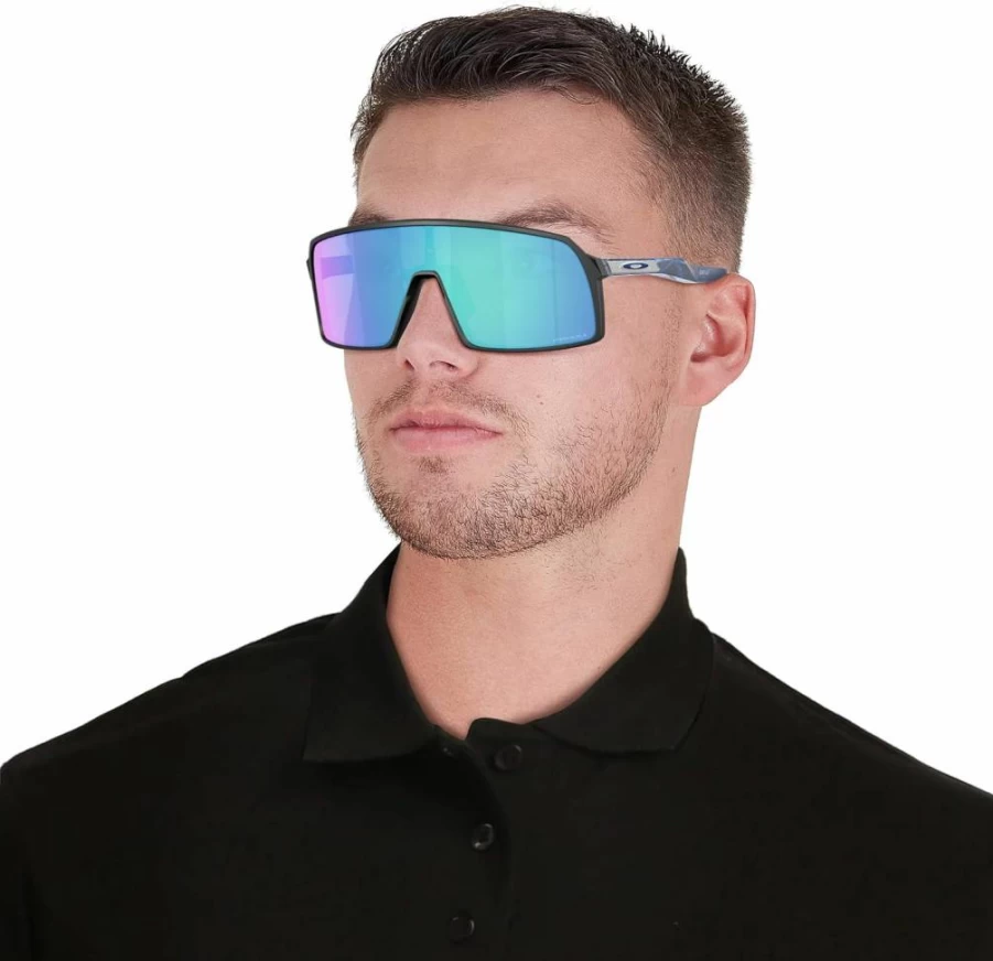 Oakley Men's OO9406 Sutro Rectangular Polarized Sunglasses for Sports & Outdoor Protection