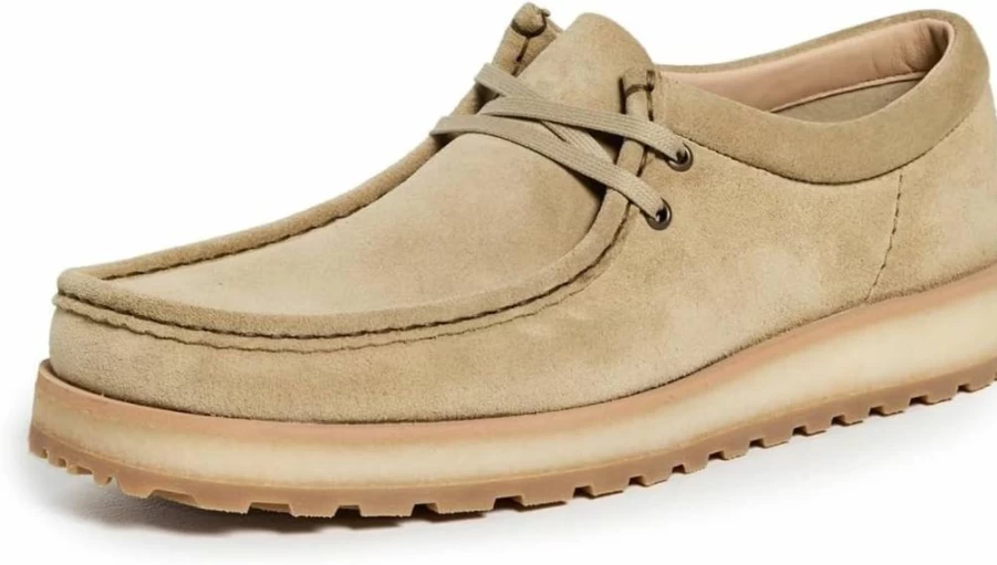 Clarks Men's Wallabee Scout Lo Leather Casual Shoes – Comfortable & Stylish Loafers for Men