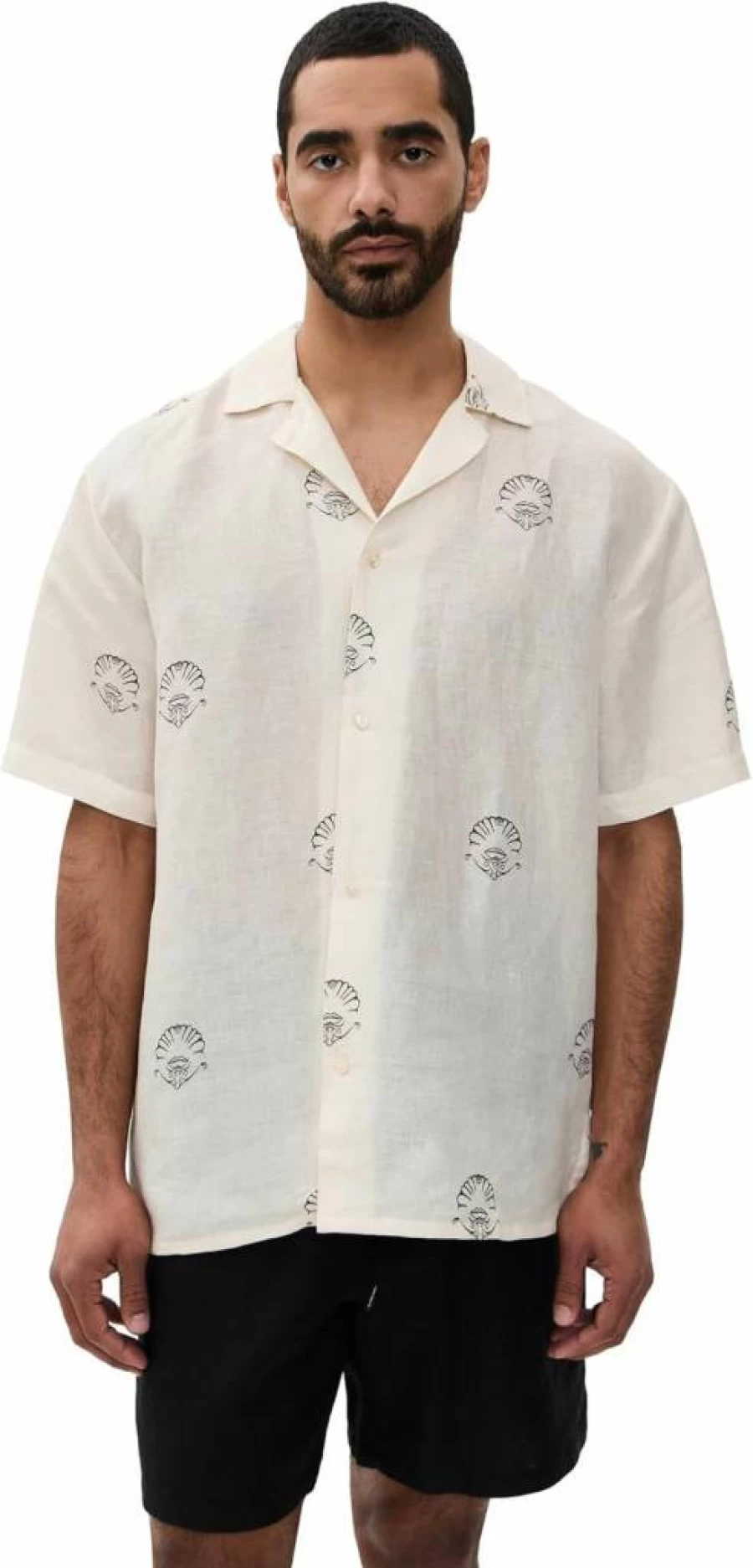 Ancora Men's Bivalve Shirt – Classic Casual Button-Down Shirt for Men