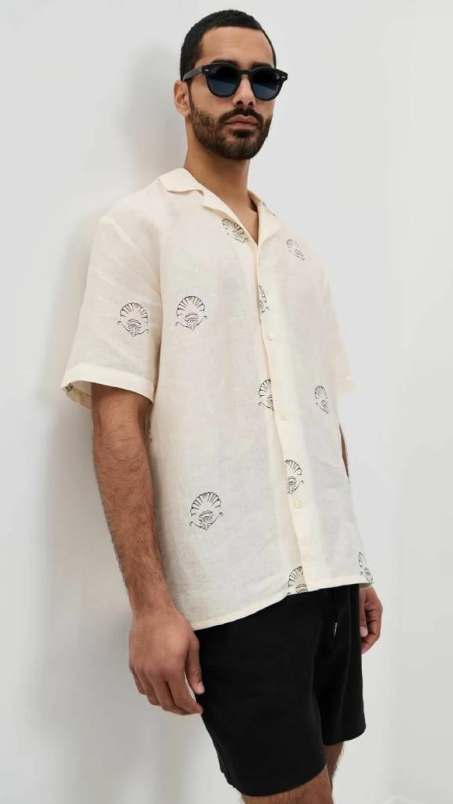 Ancora Men's Bivalve Shirt – Classic Casual Button-Down Shirt for Men