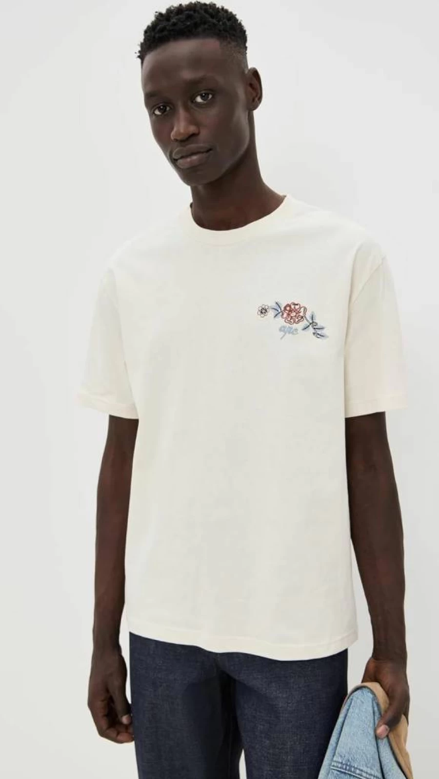 APC Men's Oscar Short Sleeve T-Shirt Casual Cotton Crewneck Tee