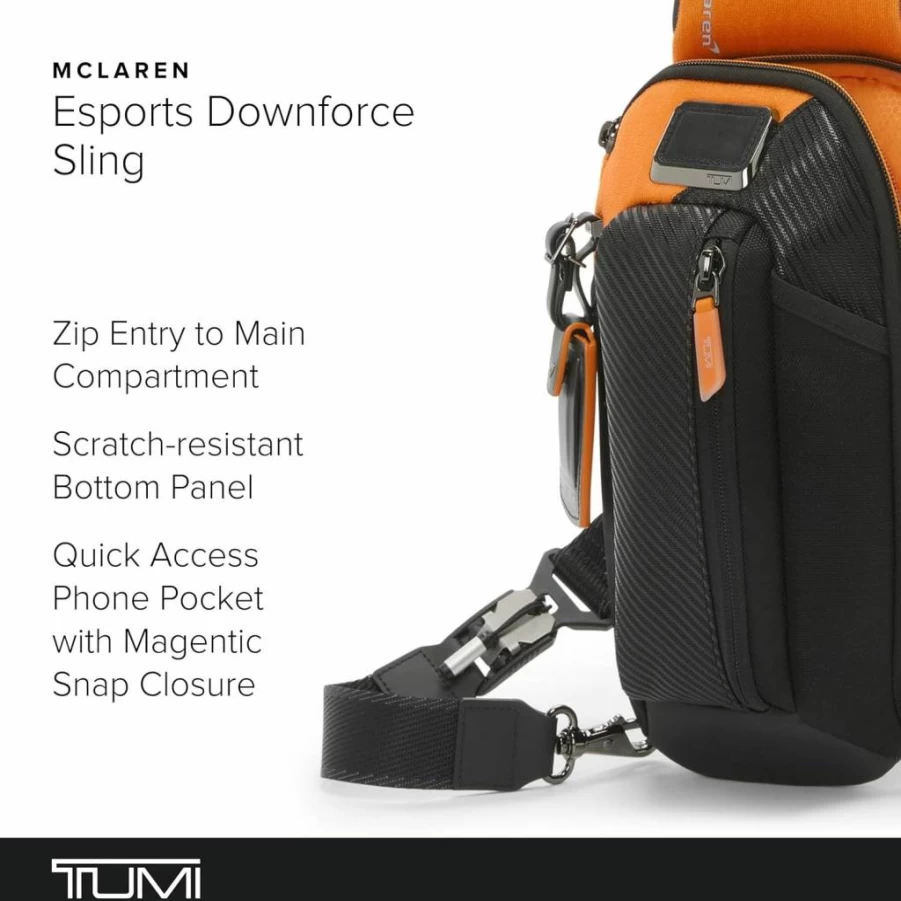 TUMI Men's Esports Pro Sling Bag - Lightweight Durable Crossbody Backpack for Gaming & Travel