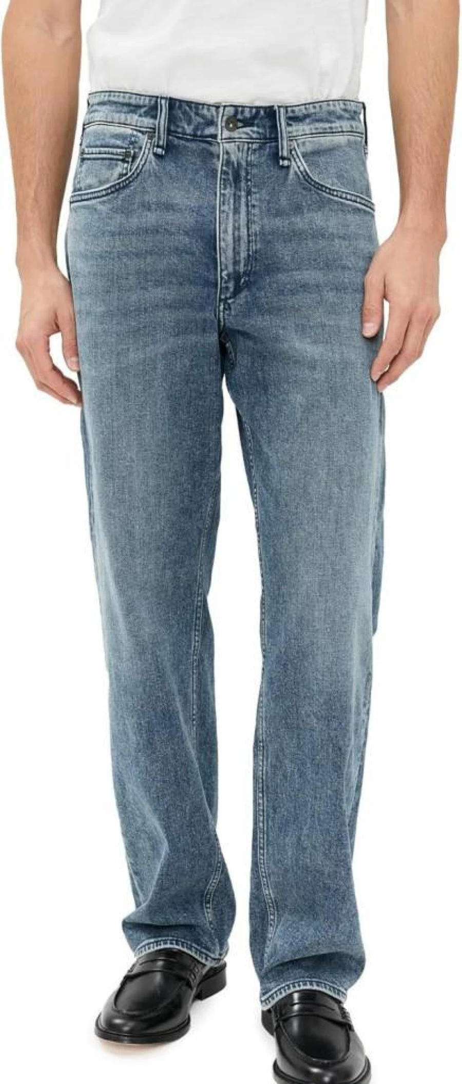 Rag & Bone Men's Fit 4 Authentic Stretch Jeans - Slim Fit Stretch Denim Pants for Men