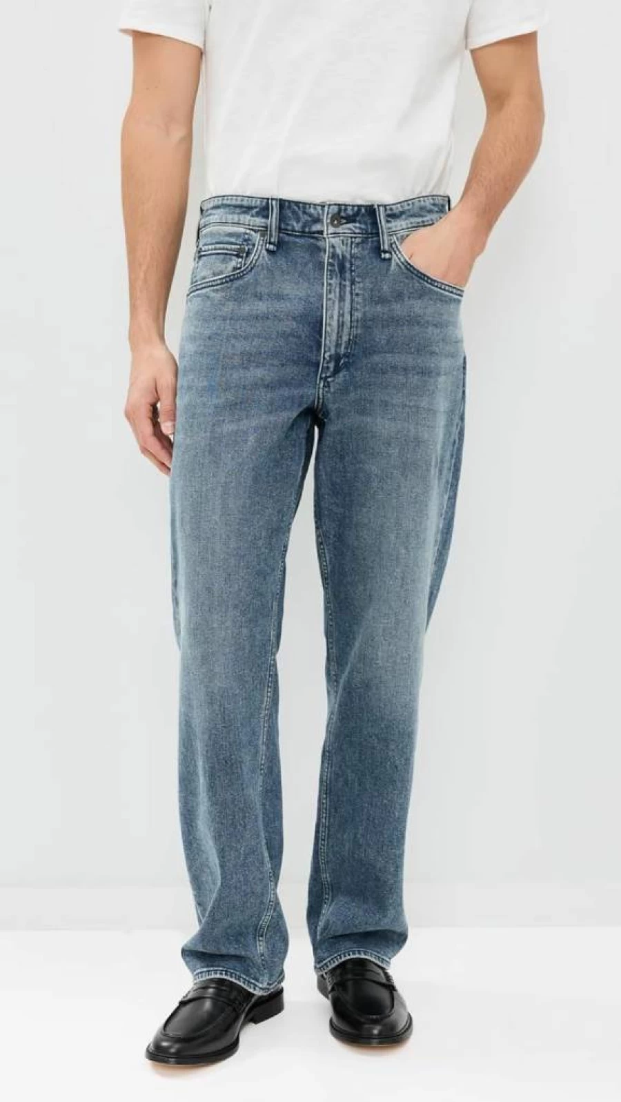 Rag & Bone Men's Fit 4 Authentic Stretch Jeans - Slim Fit Stretch Denim Pants for Men