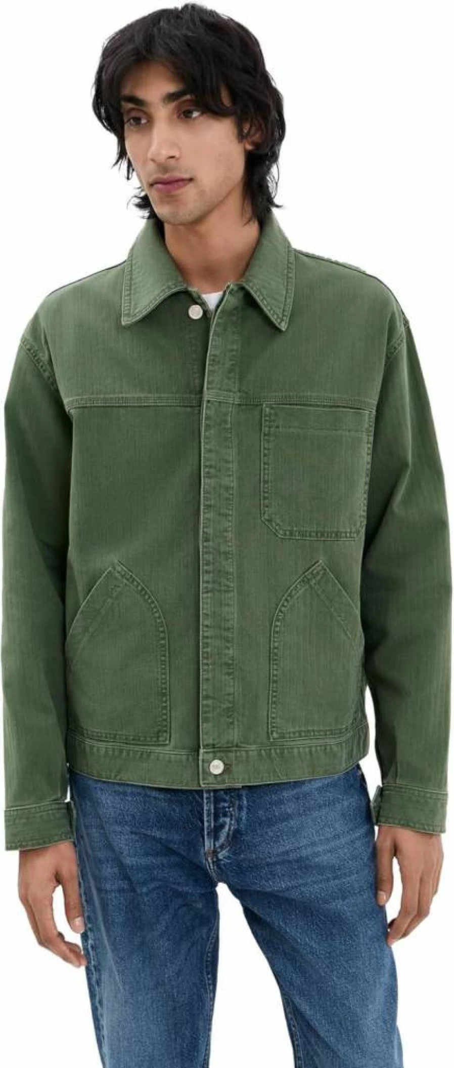 Jeanerica Men's Noa Denim Jacket - Classic Blue Denim Jacket for Men
