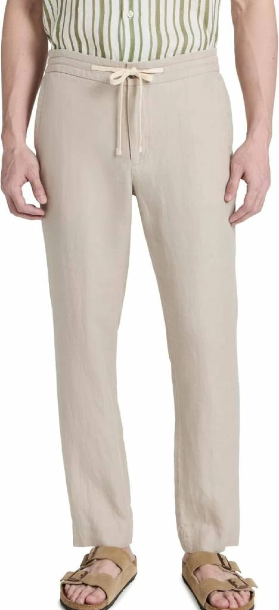 Vince Men's Lightweight Hemp Pants - Slim Fit Casual Trousers for Men