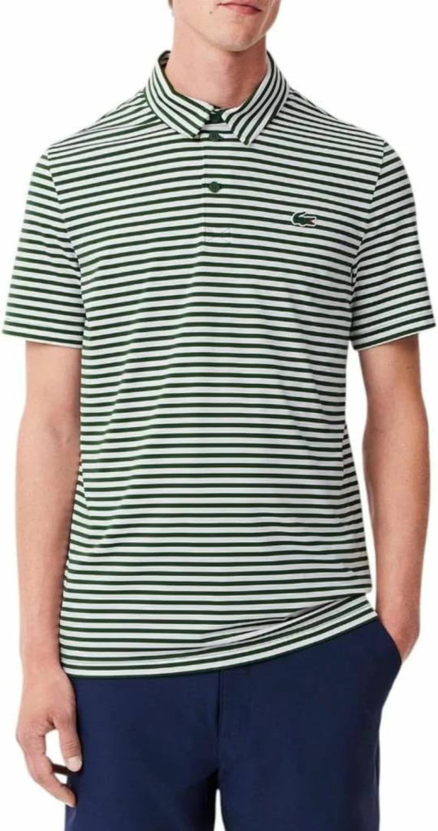 Lacoste Men's UV Protection Golf Polo Shirt - Moisture Wicking, Breathable Regular Fit Performance Top