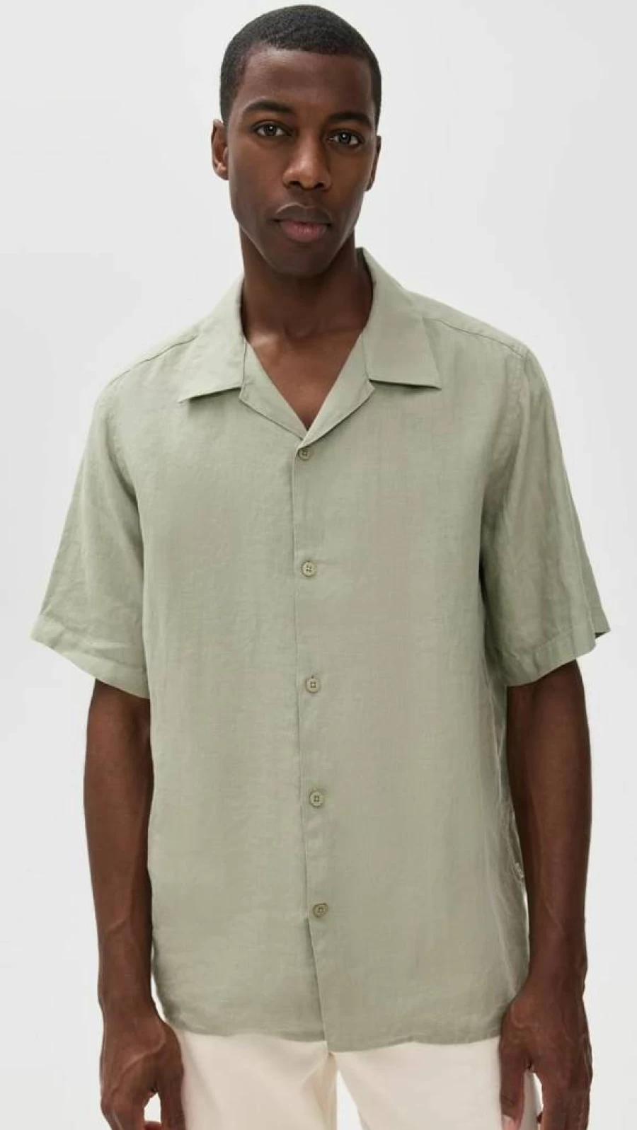 NN07 Men's Julio Linen Camp Shirt - Lightweight Summer Casual Shirt