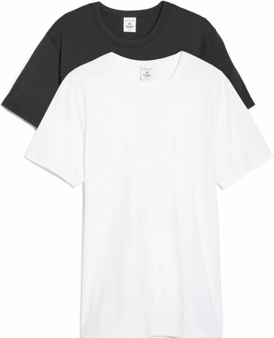 REIGNING CHAMP Men's Lightweight Jersey T-Shirt 2 Pack - Premium Athletic Casual Tees