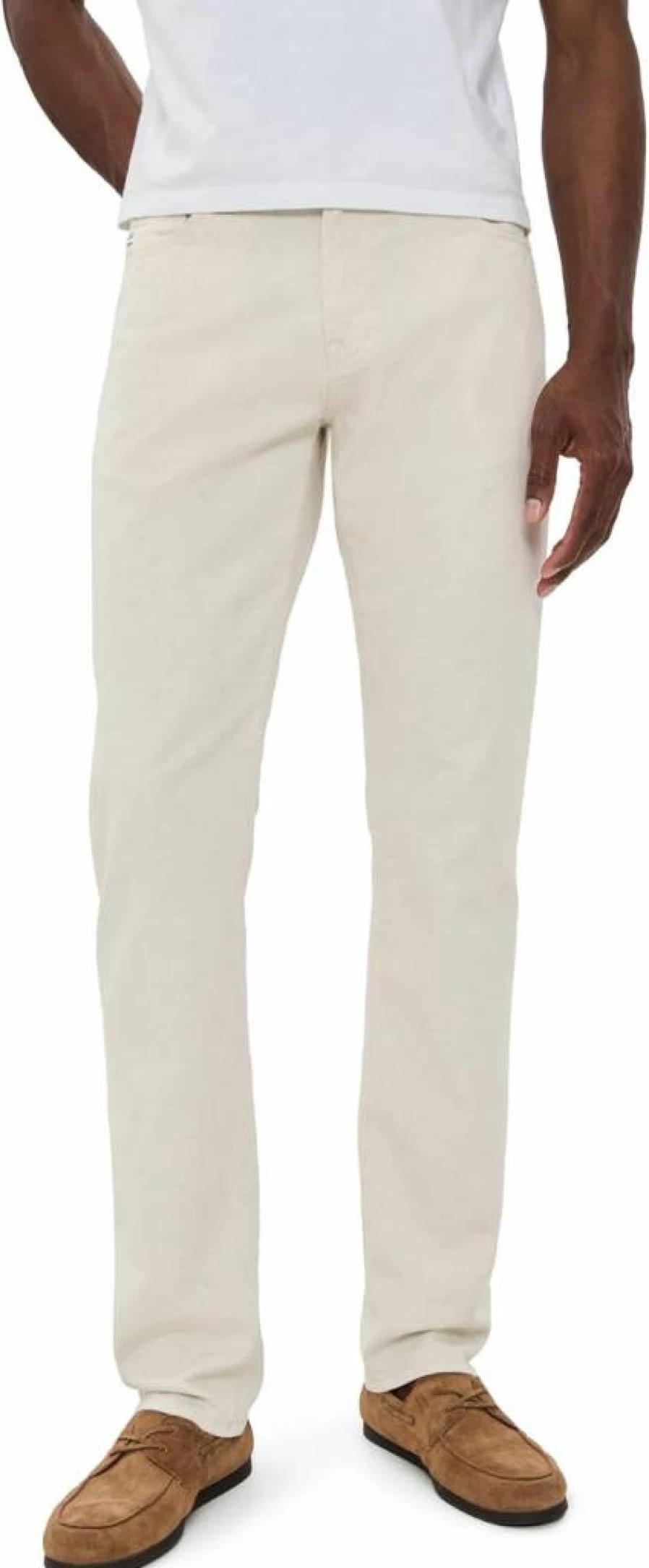 AG Adriano Goldschmied Men's Everett Slim Fit Straight Leg Linen Pants - 34 Inch Waist