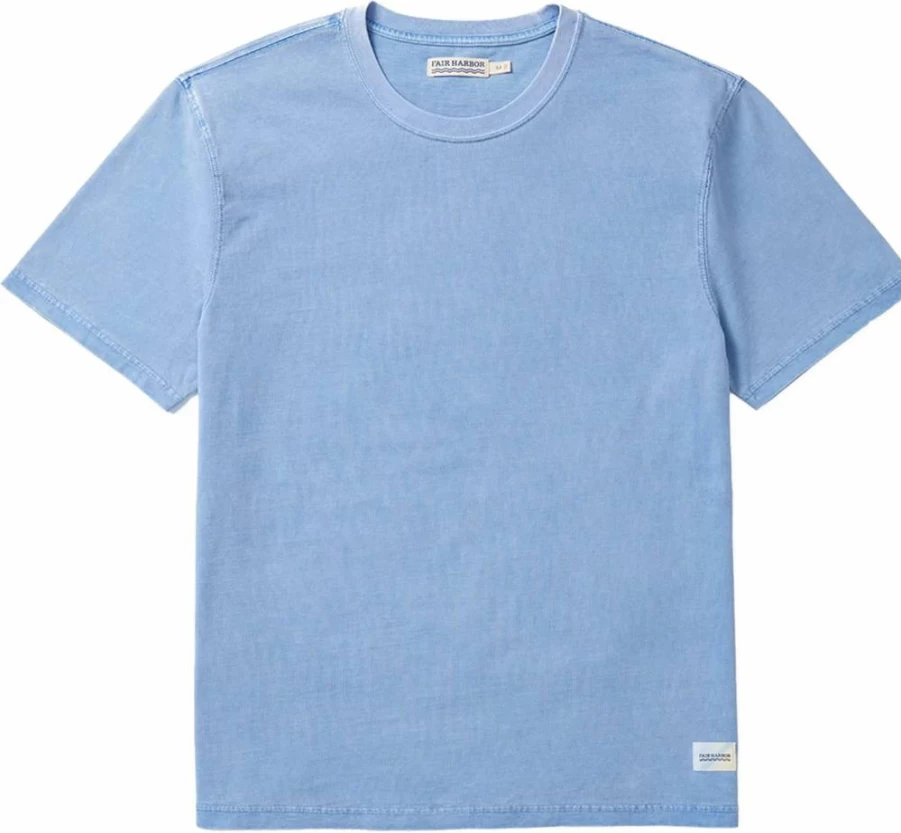 Fair Harbor Men's Saltaire Tee - Vintage Washed, Ultra-Soft, Breathable Cotton T-Shirt for Everyday Wear