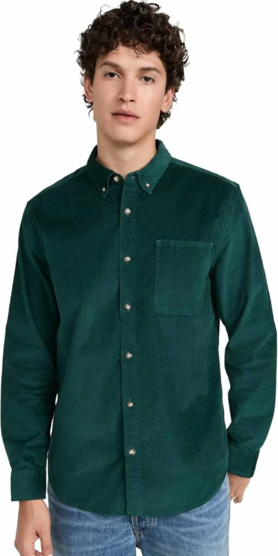 Fair Harbor Men's Wilder Stretch Corduroy Shirt - Comfortable & Stylish Casual Wear