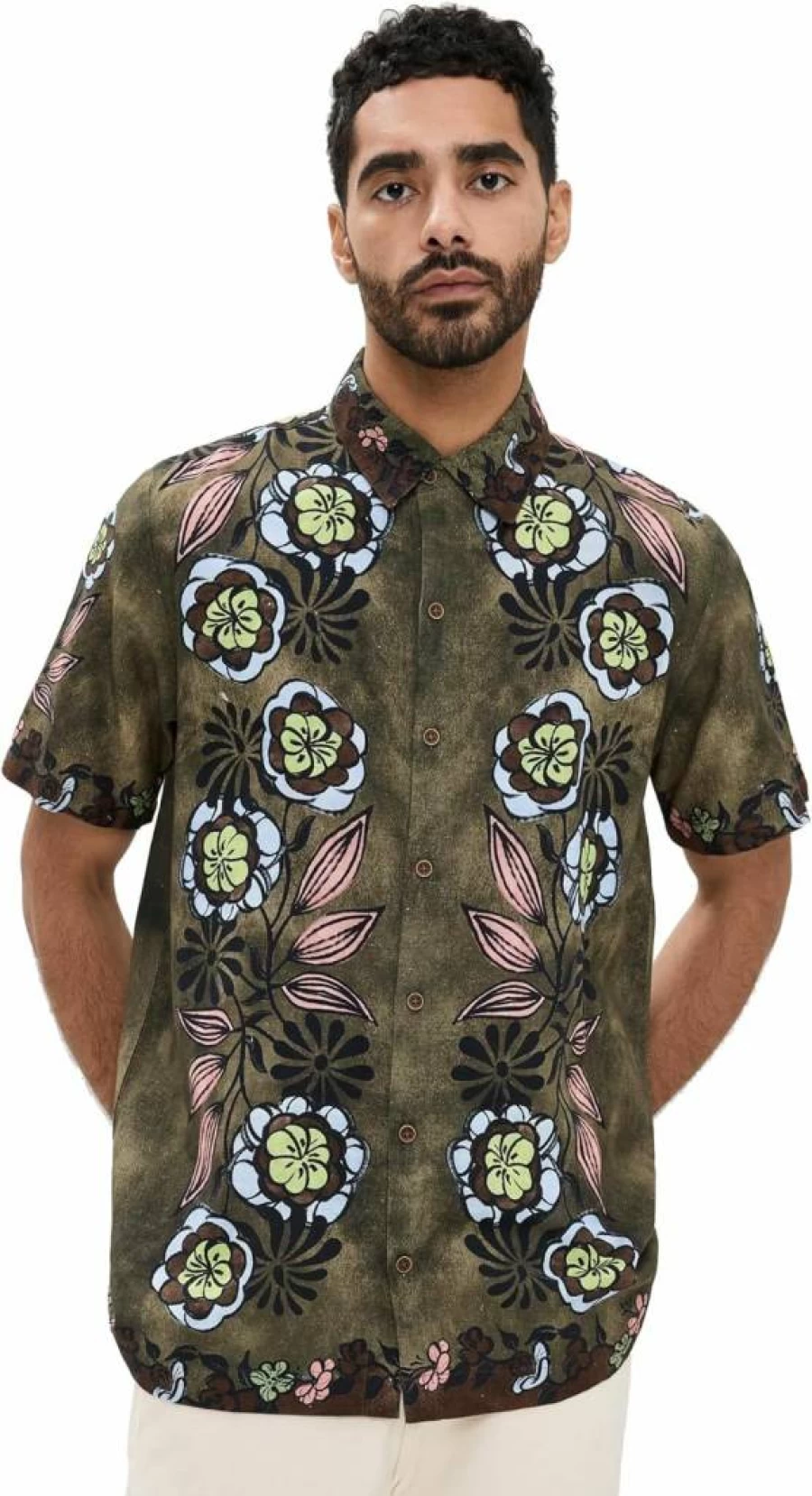 AGUA BENDITA Men's Jack Clay Shirt - Stylish Casual Men's Shirt