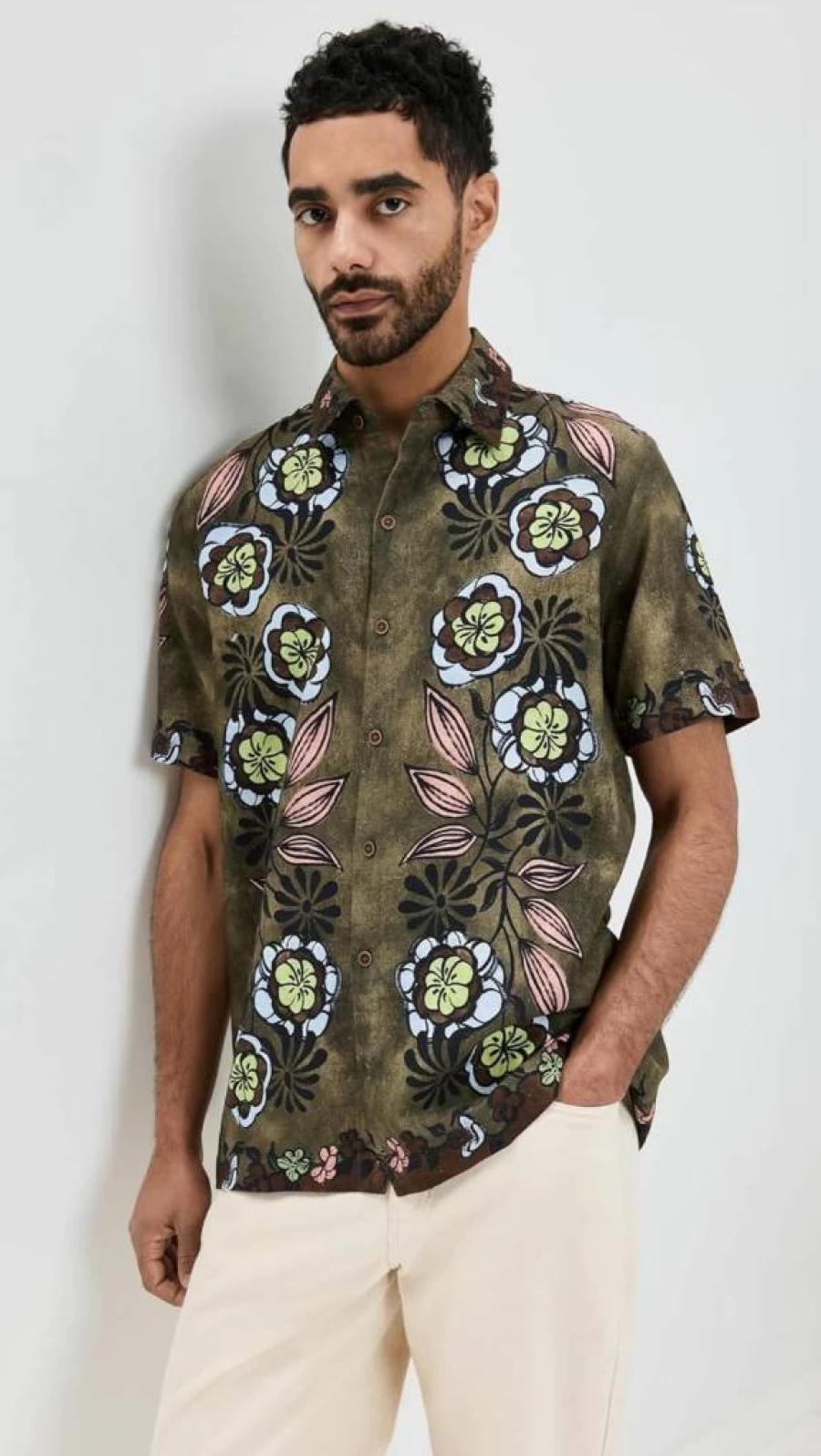 AGUA BENDITA Men's Jack Clay Shirt - Stylish Casual Men's Shirt
