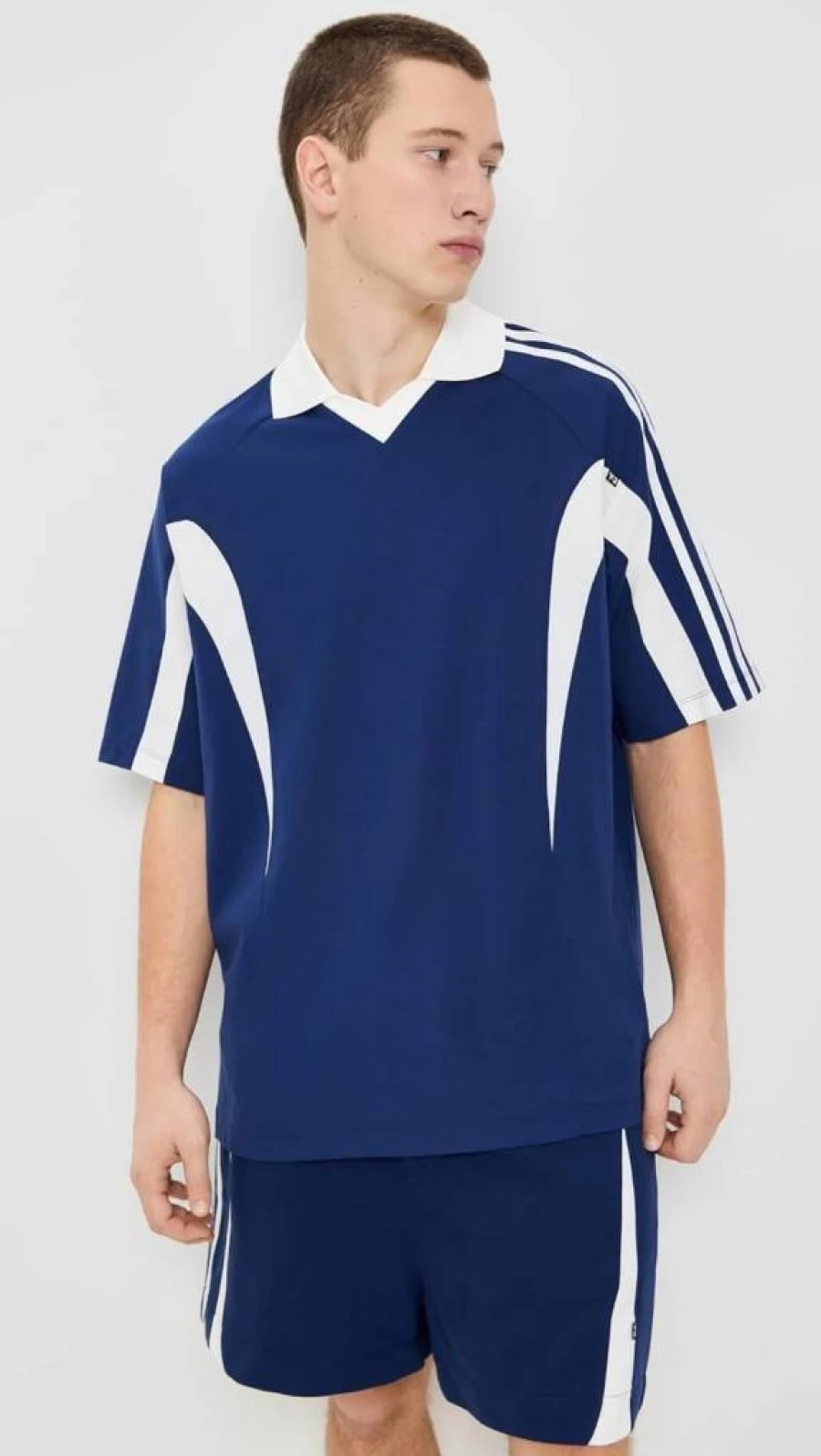 Y-3 Men's Classic Polo Shirt - Premium Cotton Short Sleeve Casual Top