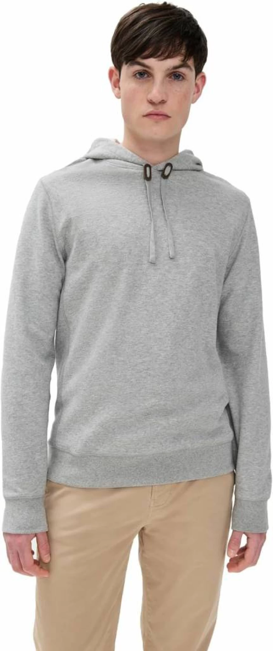Billy Reid Men's Ribbed Hoodie Pullover - Premium Cotton Blend Sweatshirt for Men